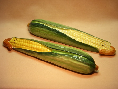 Longboys salt and pepper shakers - corn