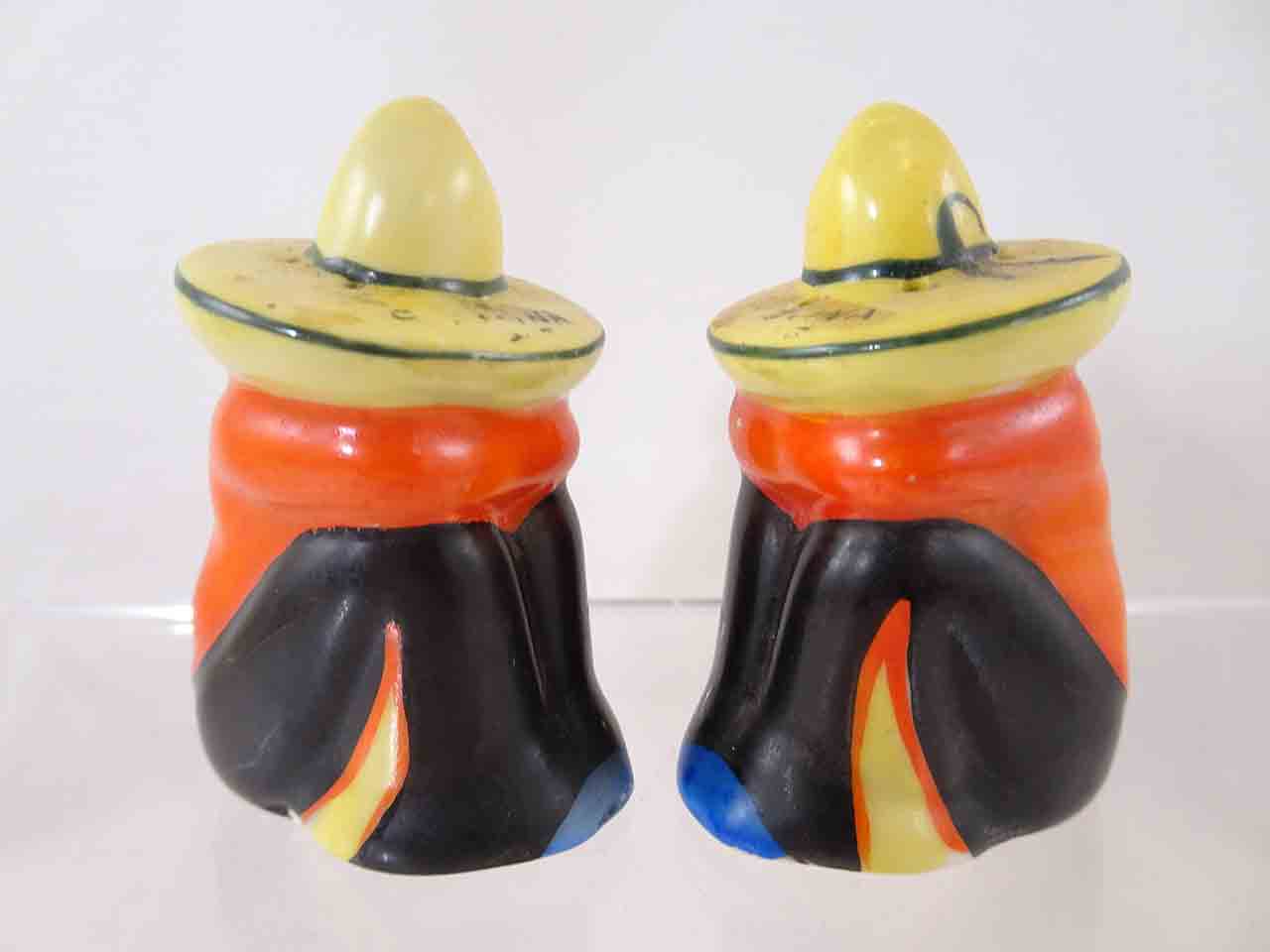 Non-Moriage version of Mexicans salt and pepper shakers