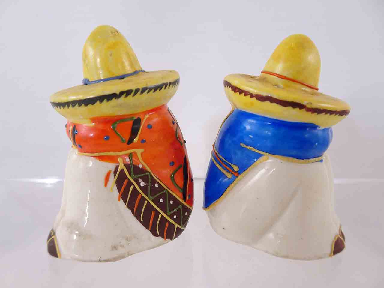 Moriage Mexicans salt and pepper shakers