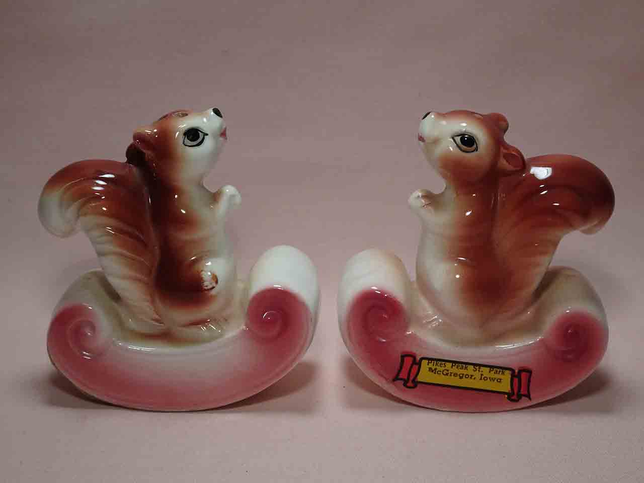 Rocking squirrels salt and pepper shakers