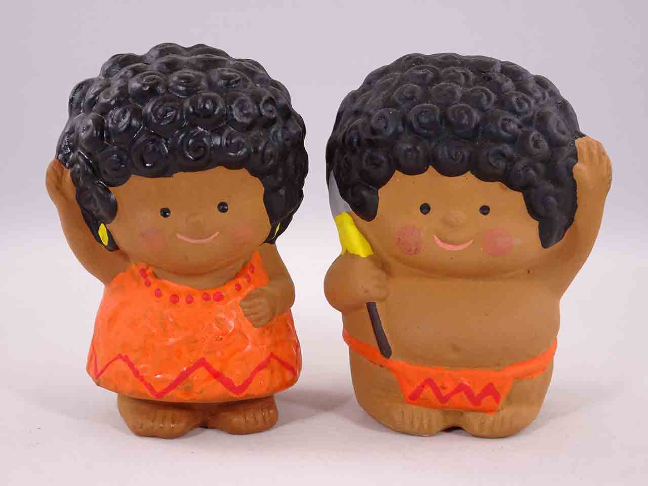 Gibson Greeting Cards Salt and Pepper Friends - Africans salt and pepper shakers
