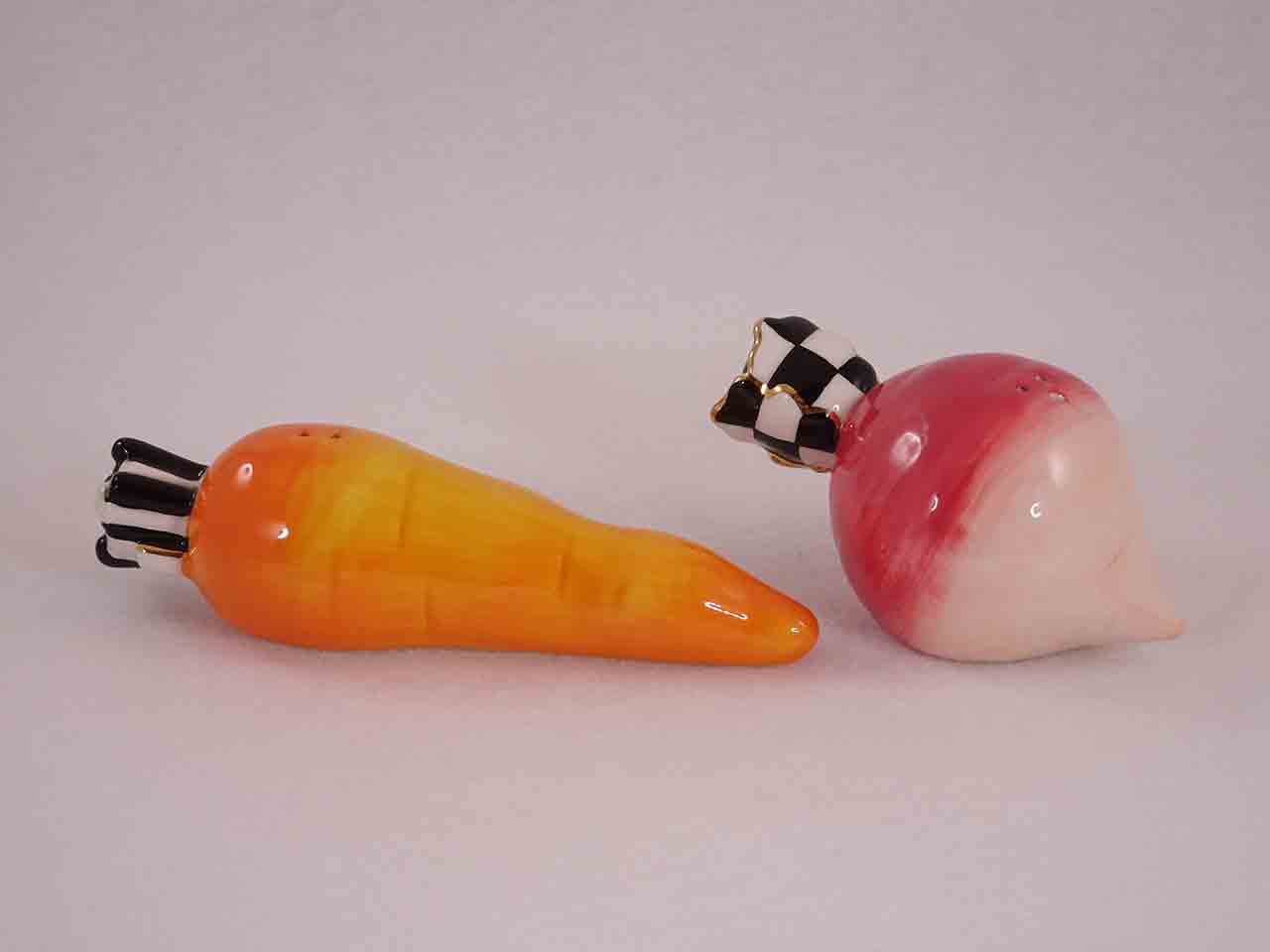 MacKenzie-Childs salt and pepper shakers - vegetables