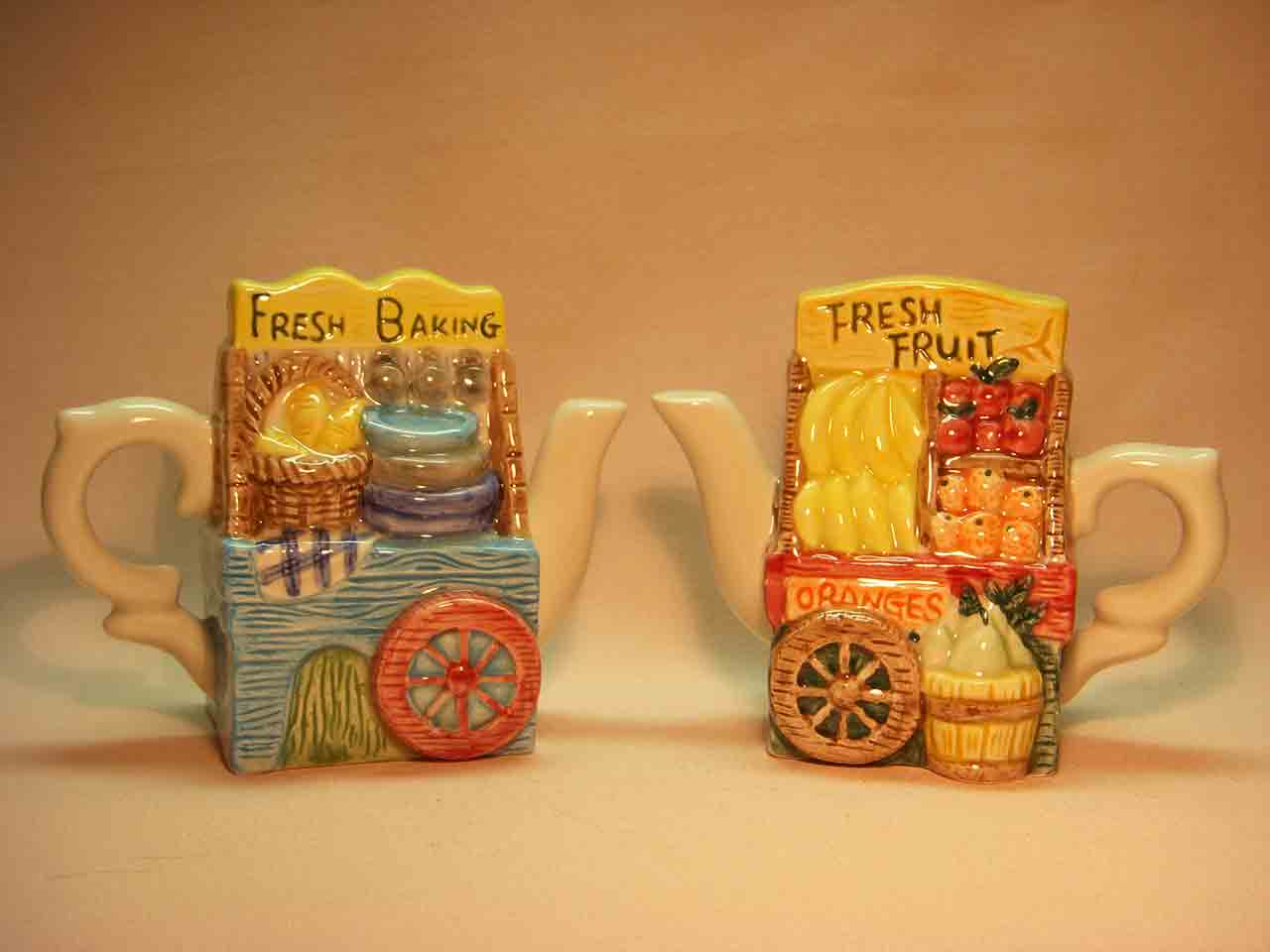 OCI teapots salt and pepper shakers series